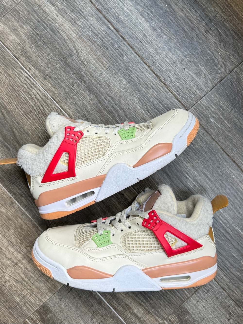 Jordan 4 Retro SE “What The” white trainers. Size US 8 #sneakers #jordan men’s